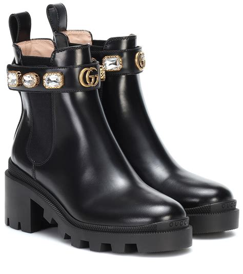 boots like gucci ankel boot|gucci boots embellished.